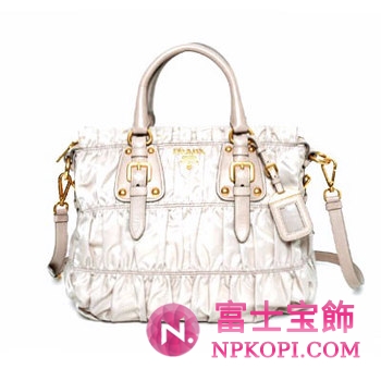 プラダ（PRADA）TESSUTO GAUFRE　レディース2wayトートバッグ　ライトグレー　BN1336-QR1-D32 